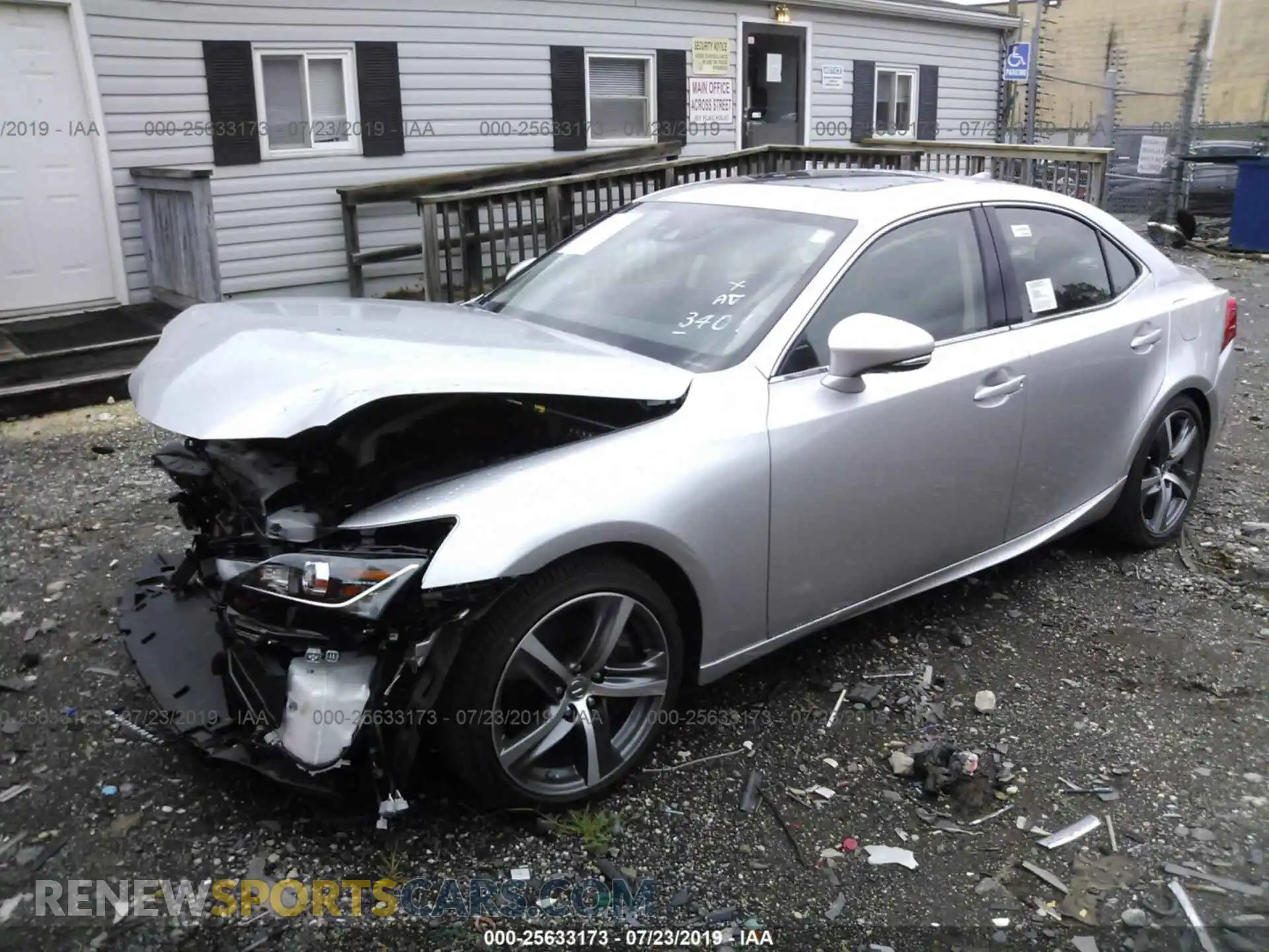 2 Photograph of a damaged car JTHC81D22K5037045 LEXUS IS 2019