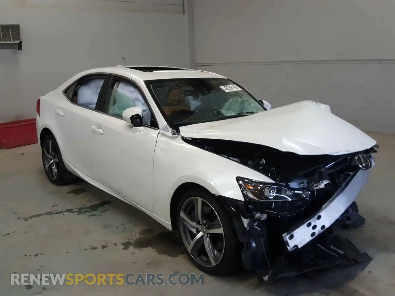 1 Photograph of a damaged car JTHC81D22K5038602 LEXUS IS 2019