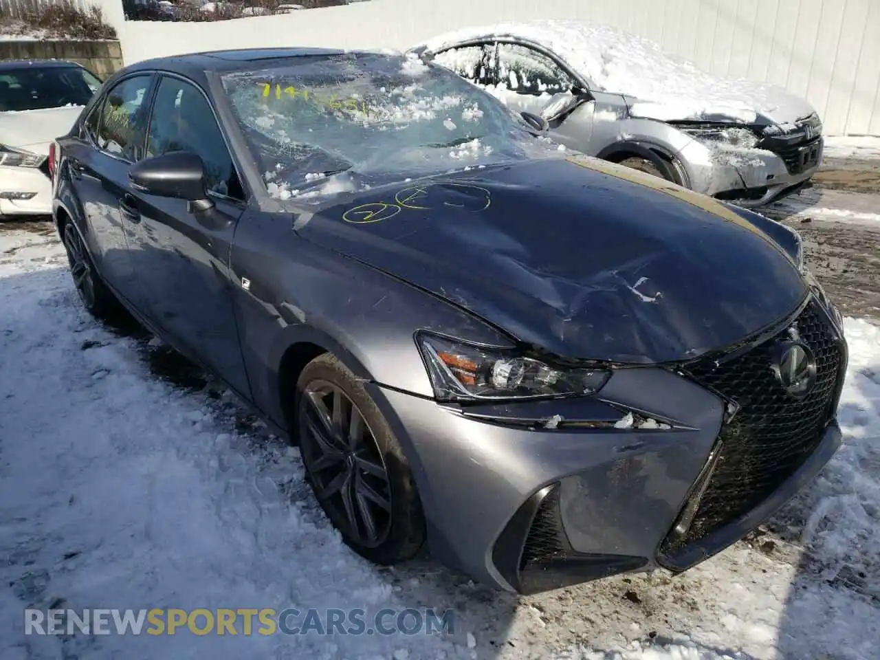 1 Photograph of a damaged car JTHC81D22K5039541 LEXUS IS 2019