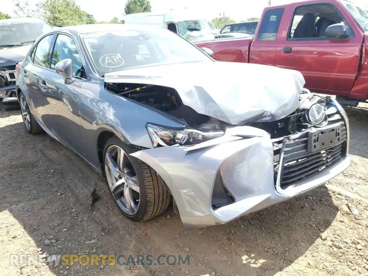 1 fotografías del automóvil dañado JTHC81D23K5037152 LEXUS IS 2019