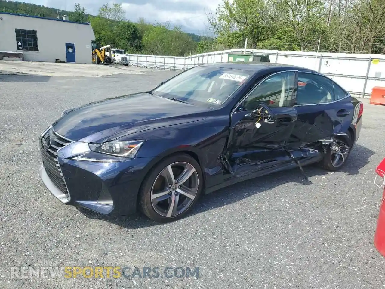 1 Photograph of a damaged car JTHC81D24K5034485 LEXUS IS 2019