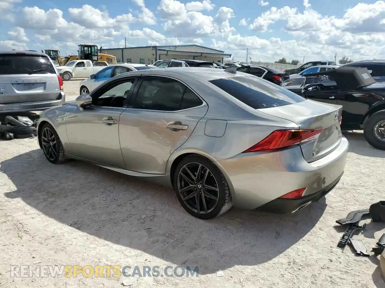 2 Photograph of a damaged car JTHC81D25K5037590 LEXUS IS 2019