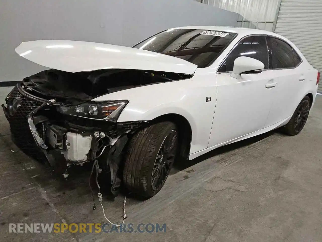 1 Photograph of a damaged car JTHC81D25K5039016 LEXUS IS 2019
