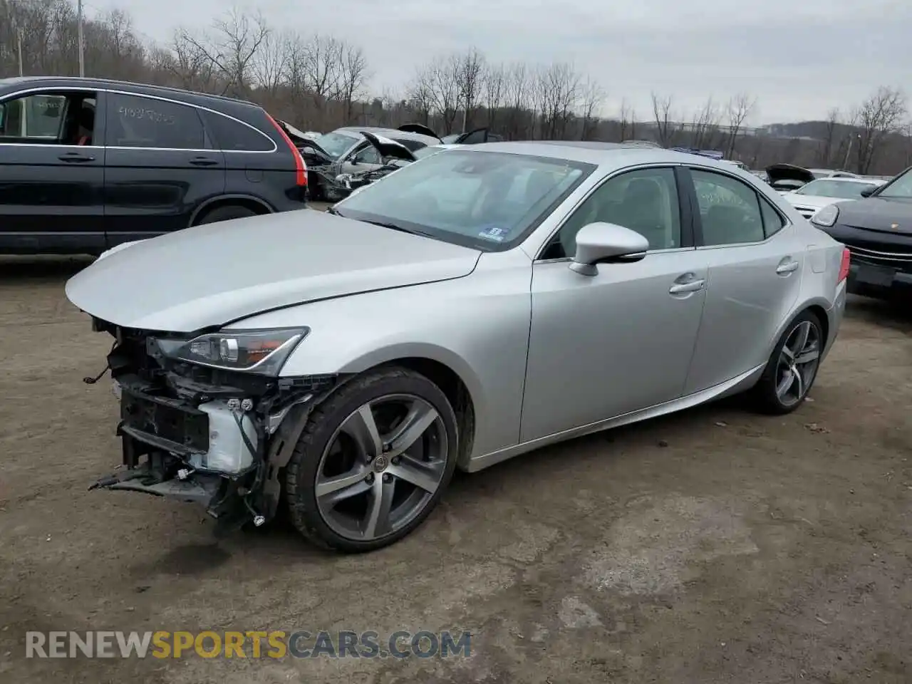 1 Photograph of a damaged car JTHC81D26K5035475 LEXUS IS 2019