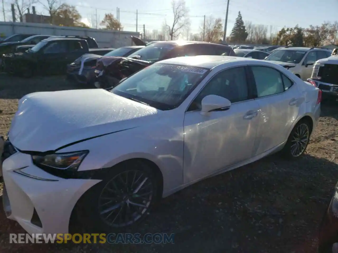 1 fotografías del automóvil dañado JTHC81D27K5035940 LEXUS IS 2019