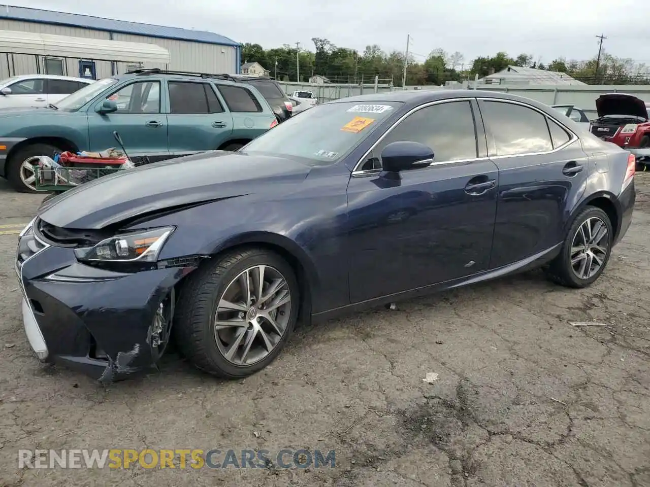 1 Photograph of a damaged car JTHC81D28K5034067 LEXUS IS 2019