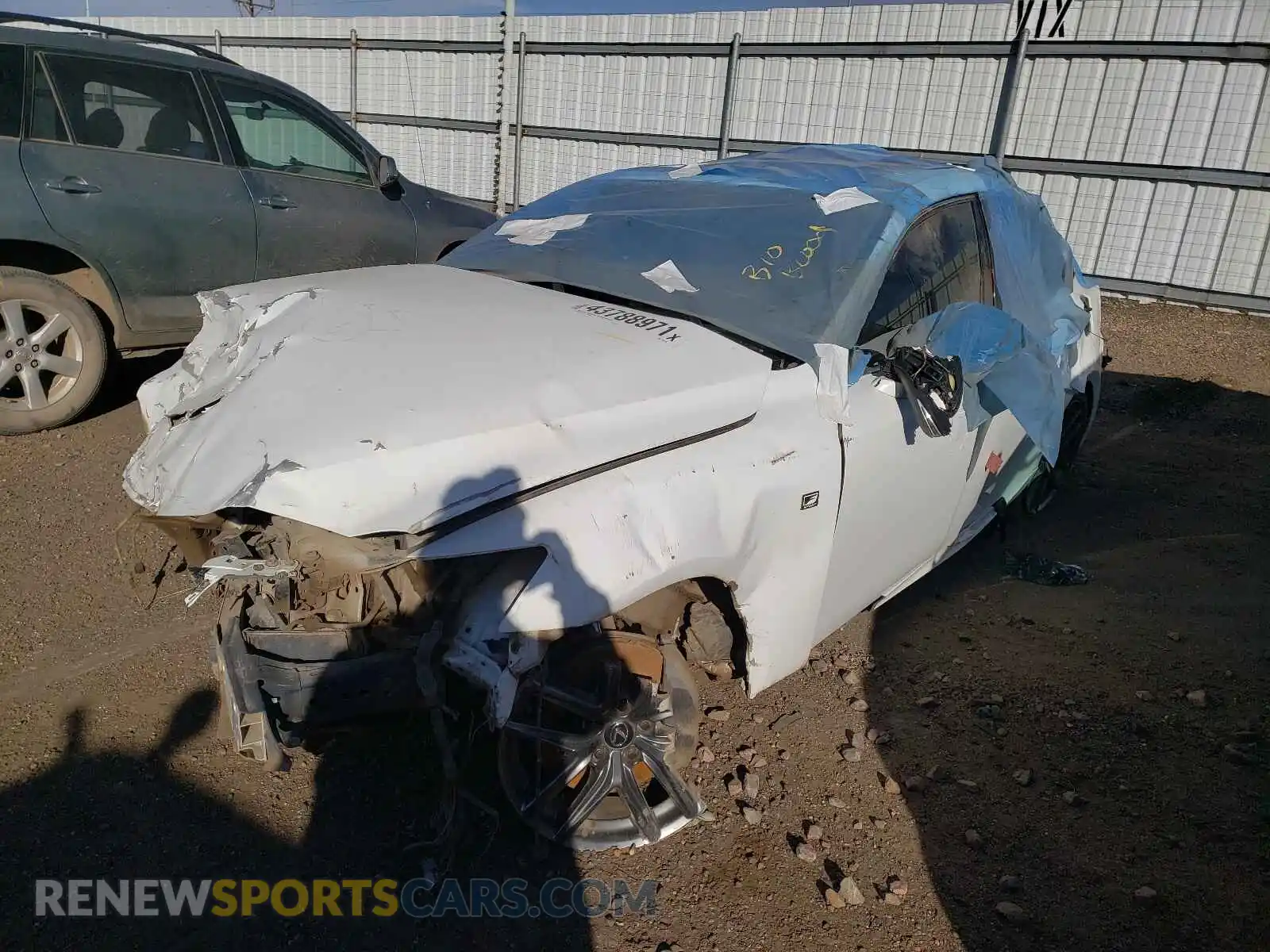 2 Photograph of a damaged car JTHC81D28K5035106 LEXUS IS 2019