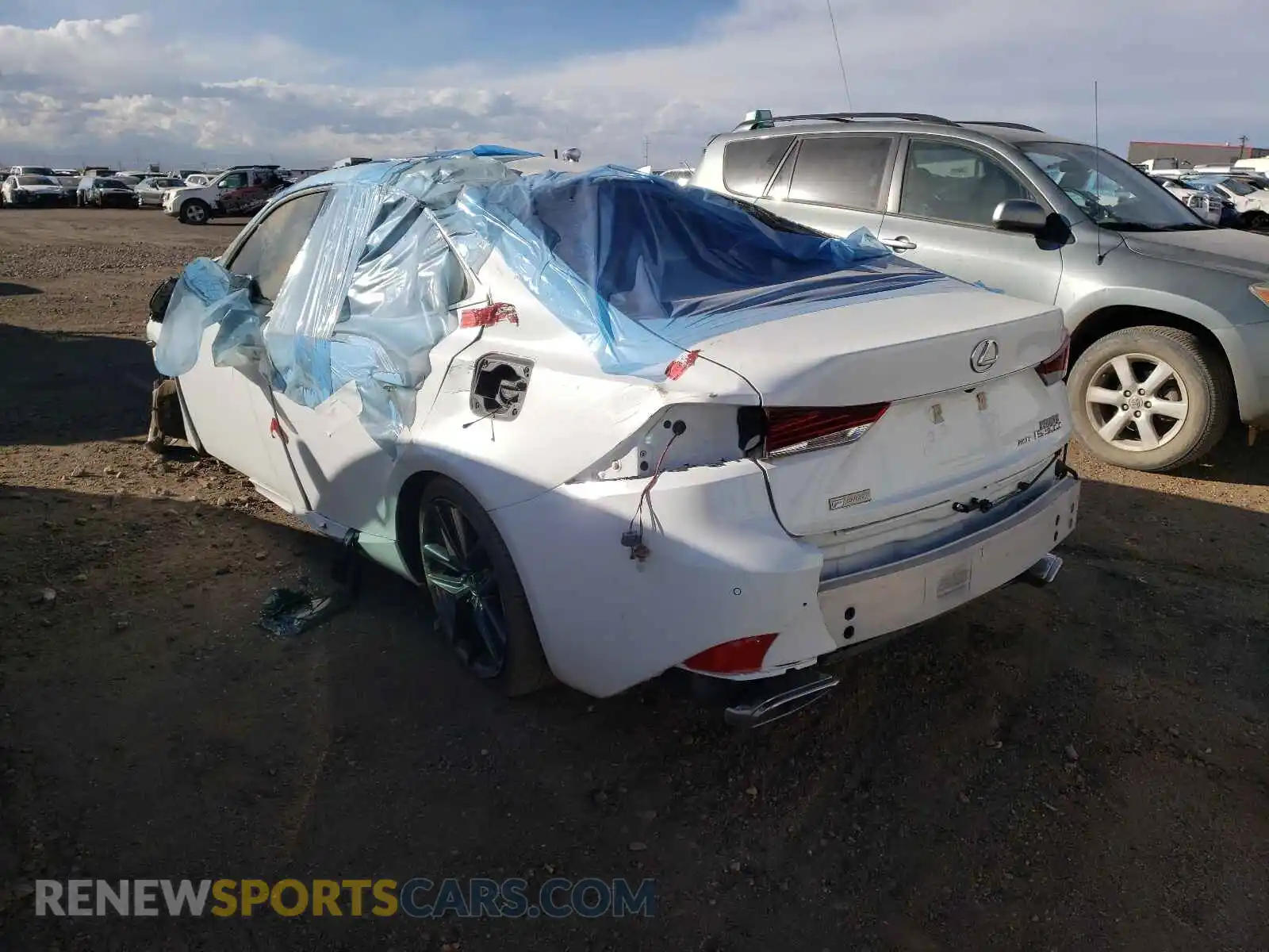 3 Photograph of a damaged car JTHC81D28K5035106 LEXUS IS 2019