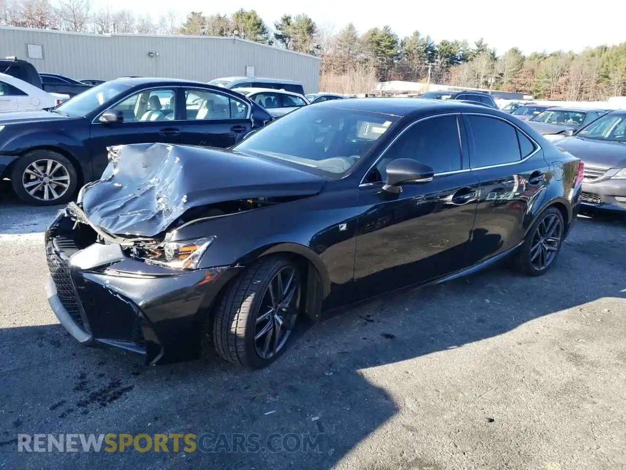 1 fotografías del automóvil dañado JTHC81D28K5037163 LEXUS IS 2019