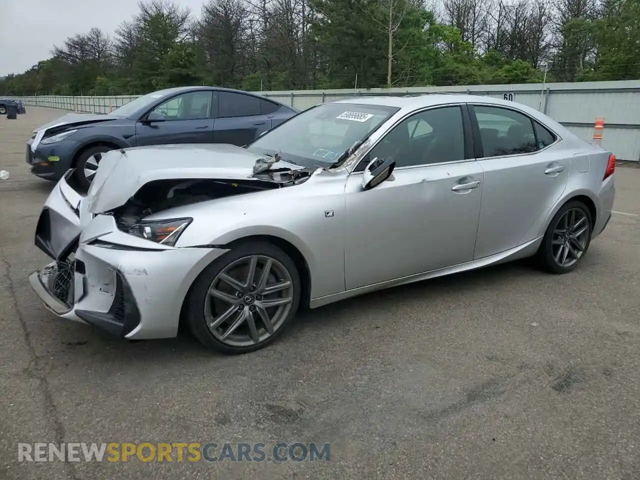1 Photograph of a damaged car JTHC81D29K5037933 LEXUS IS 2019