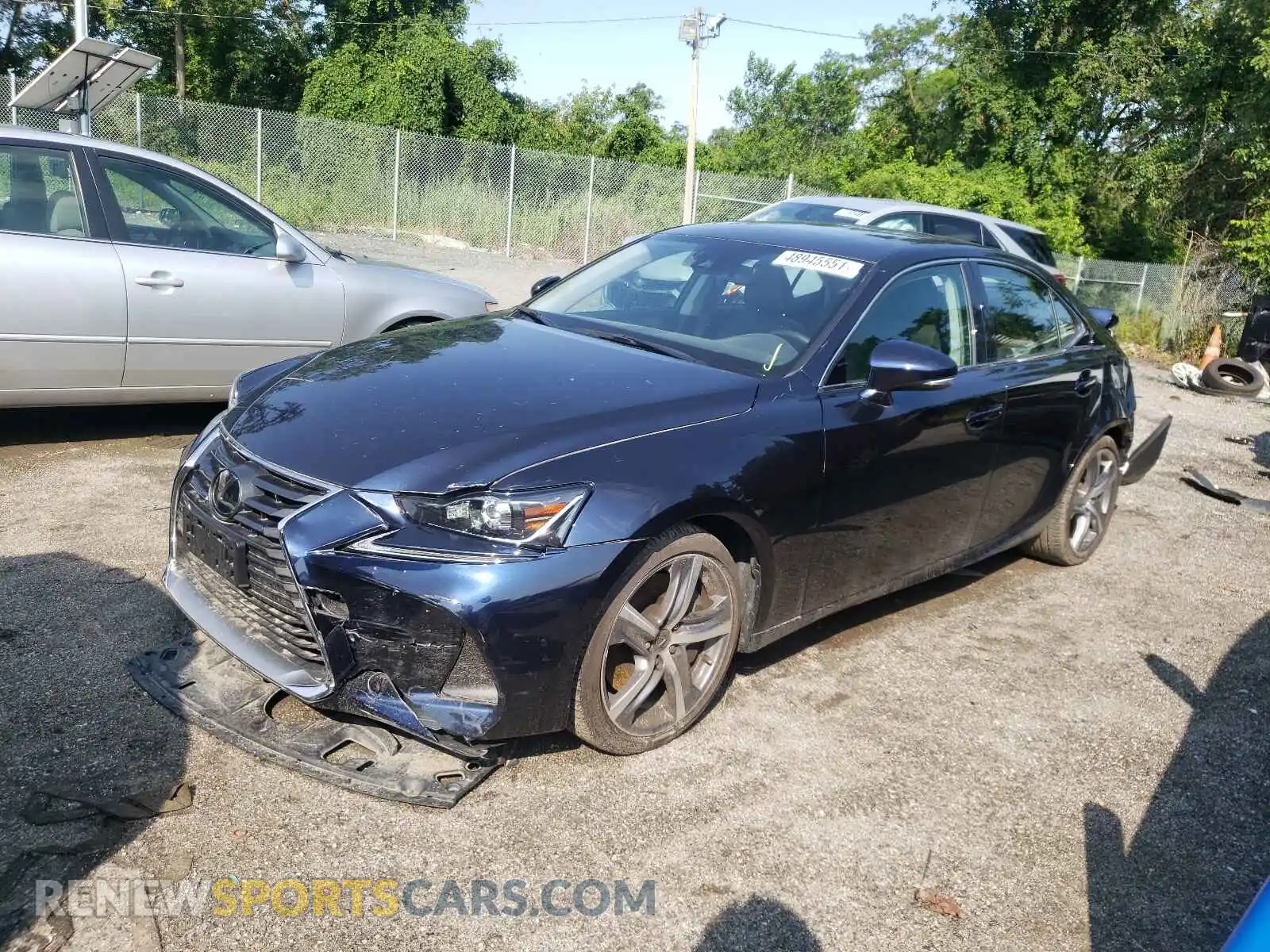2 Photograph of a damaged car JTHC81D2XK5034443 LEXUS IS 2019