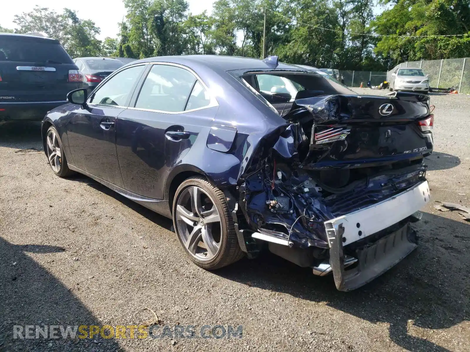 3 Photograph of a damaged car JTHC81D2XK5034443 LEXUS IS 2019