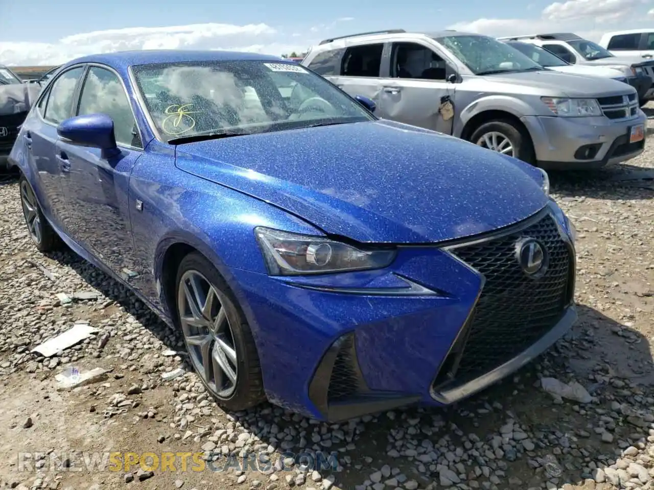1 Photograph of a damaged car JTHCZ1D20K5016207 LEXUS IS 2019