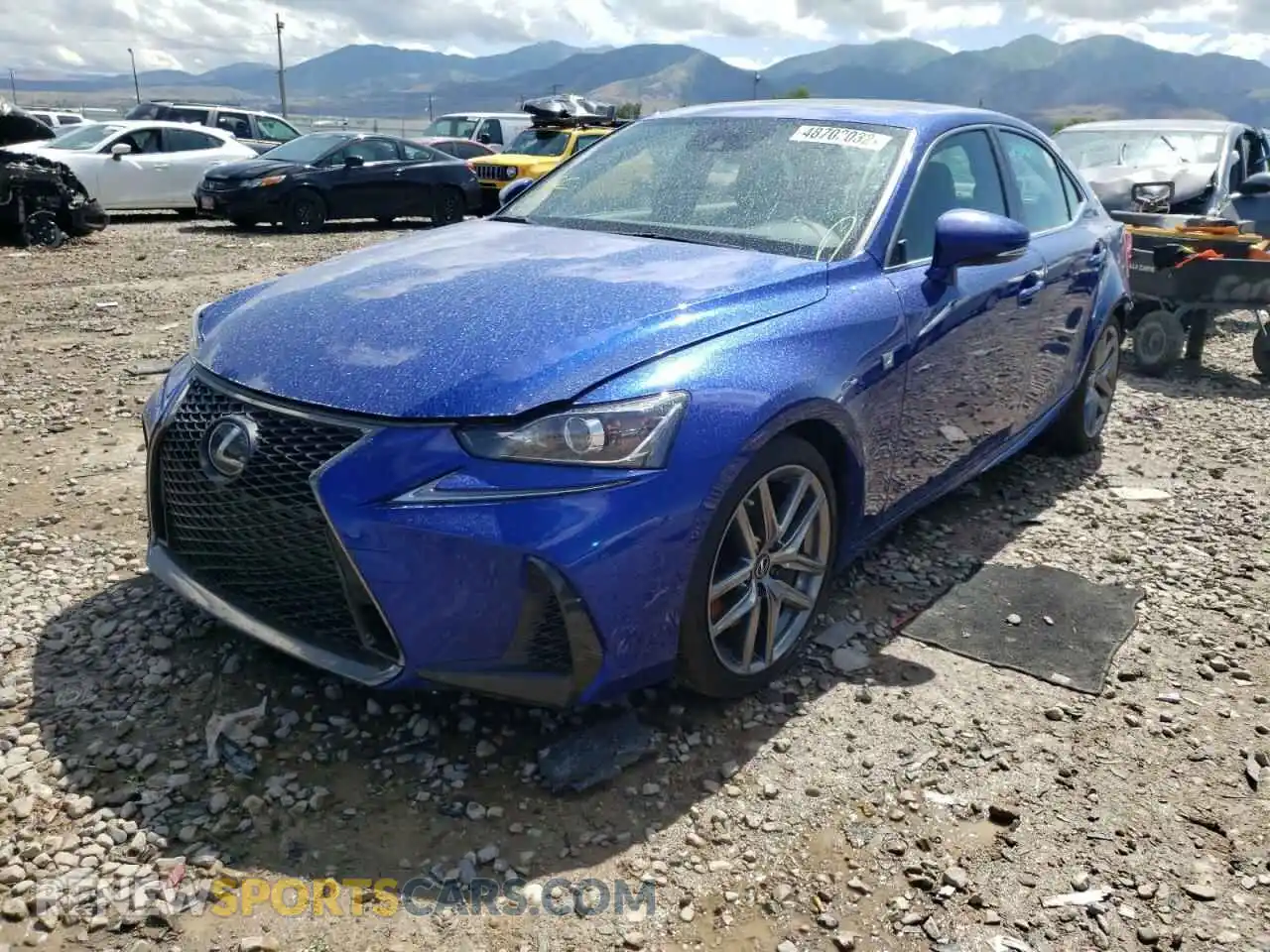 2 Photograph of a damaged car JTHCZ1D20K5016207 LEXUS IS 2019