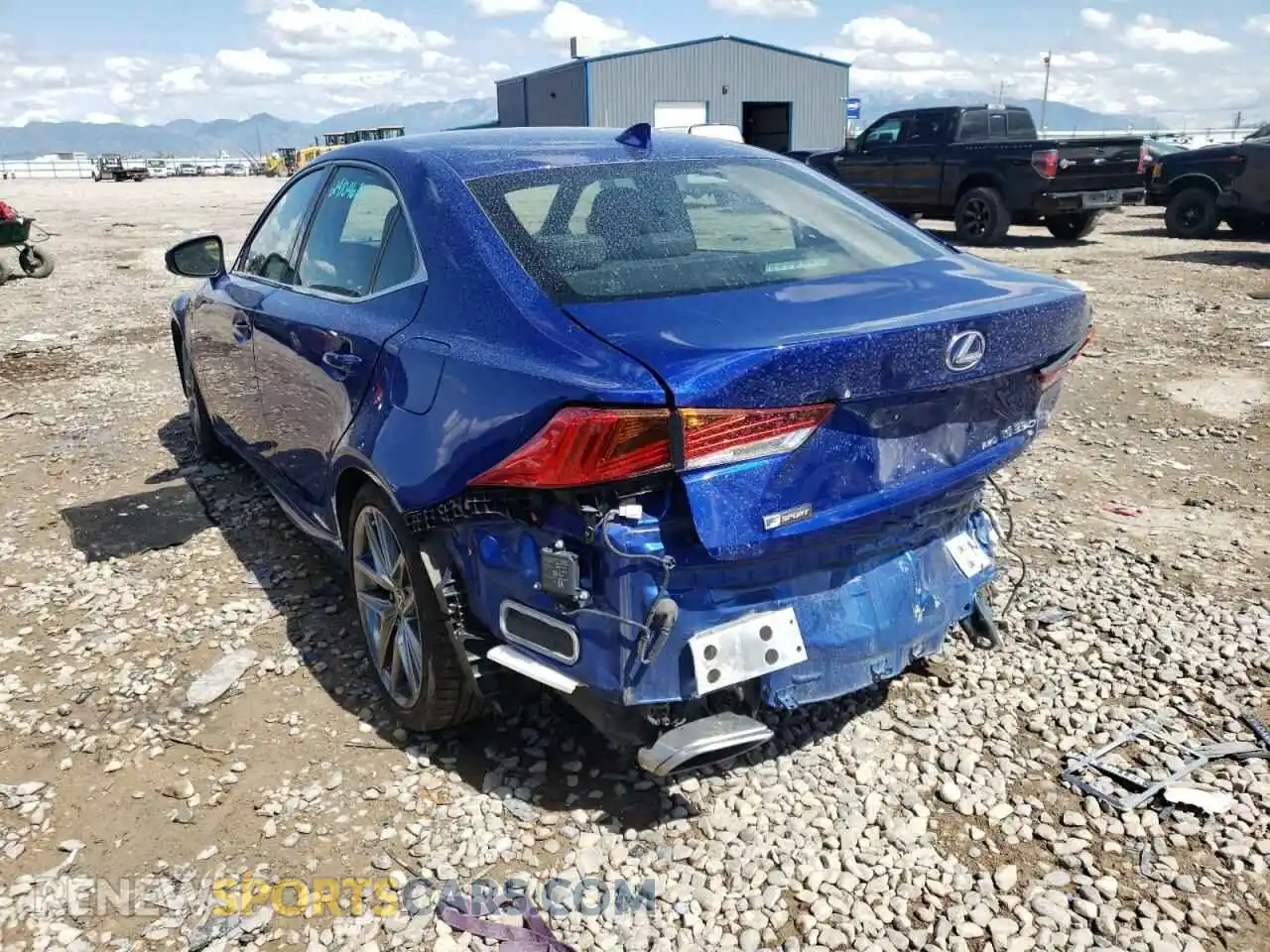 3 Photograph of a damaged car JTHCZ1D20K5016207 LEXUS IS 2019