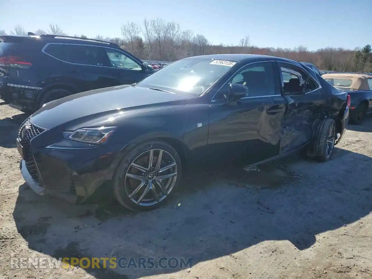 1 Photograph of a damaged car JTHCZ1D23K5016640 LEXUS IS 2019