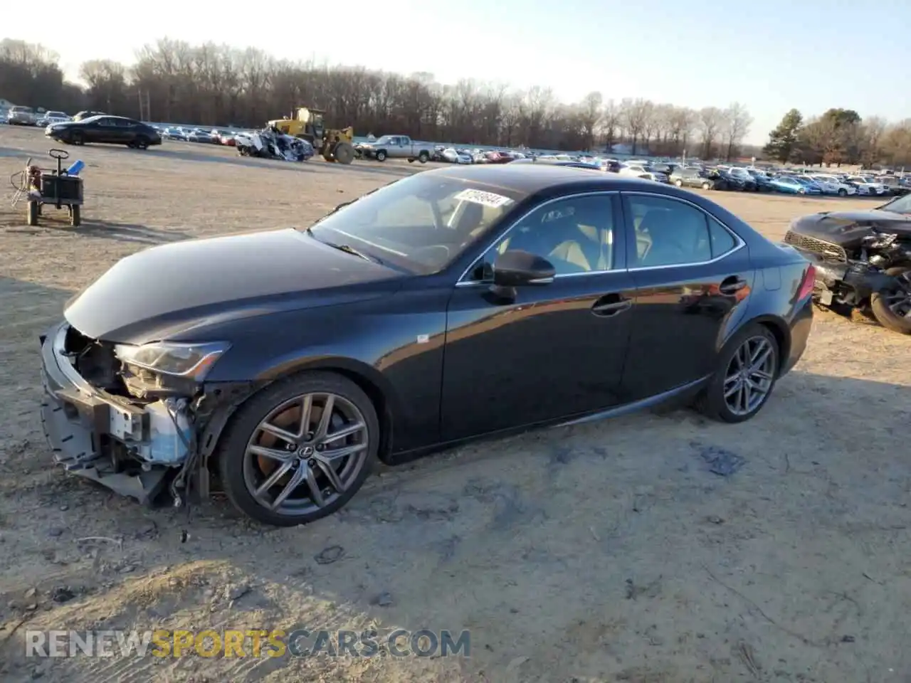 1 Photograph of a damaged car JTHCZ1D29K5016660 LEXUS IS 2019