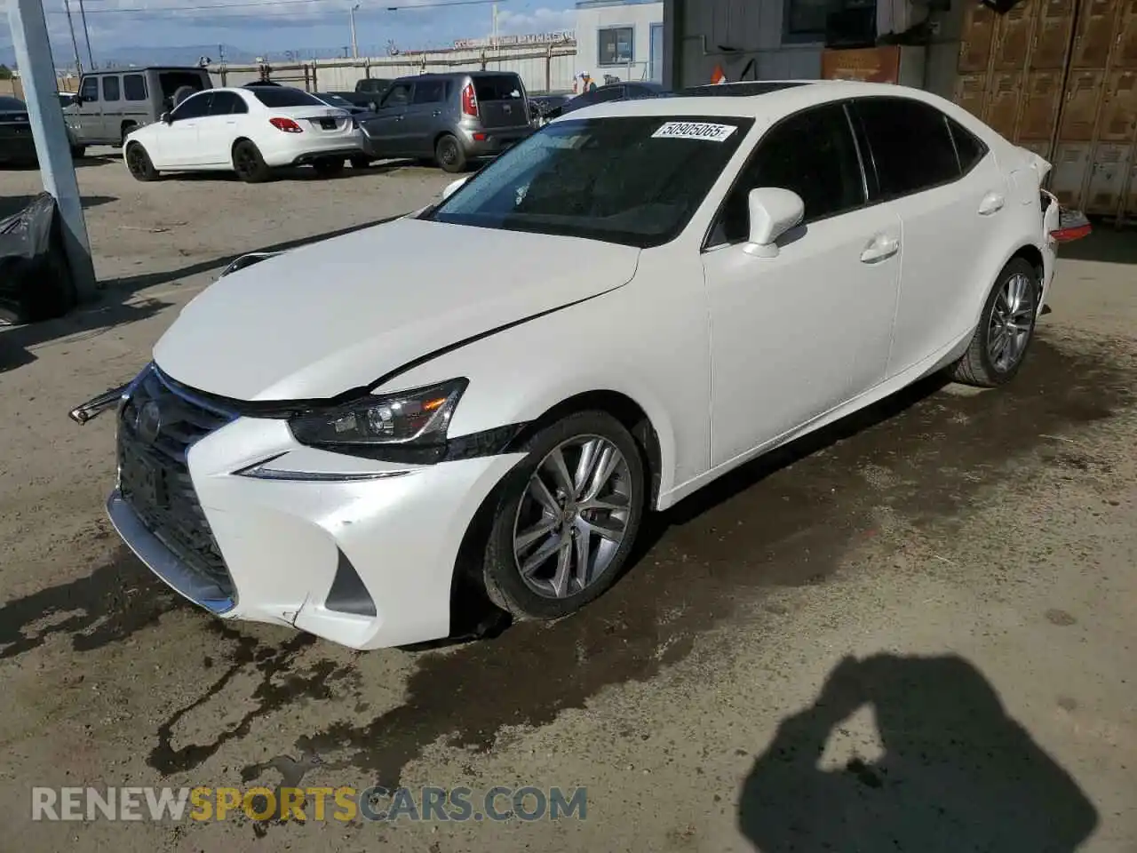 1 Photograph of a damaged car JTHA81F25L5042052 LEXUS IS 2020