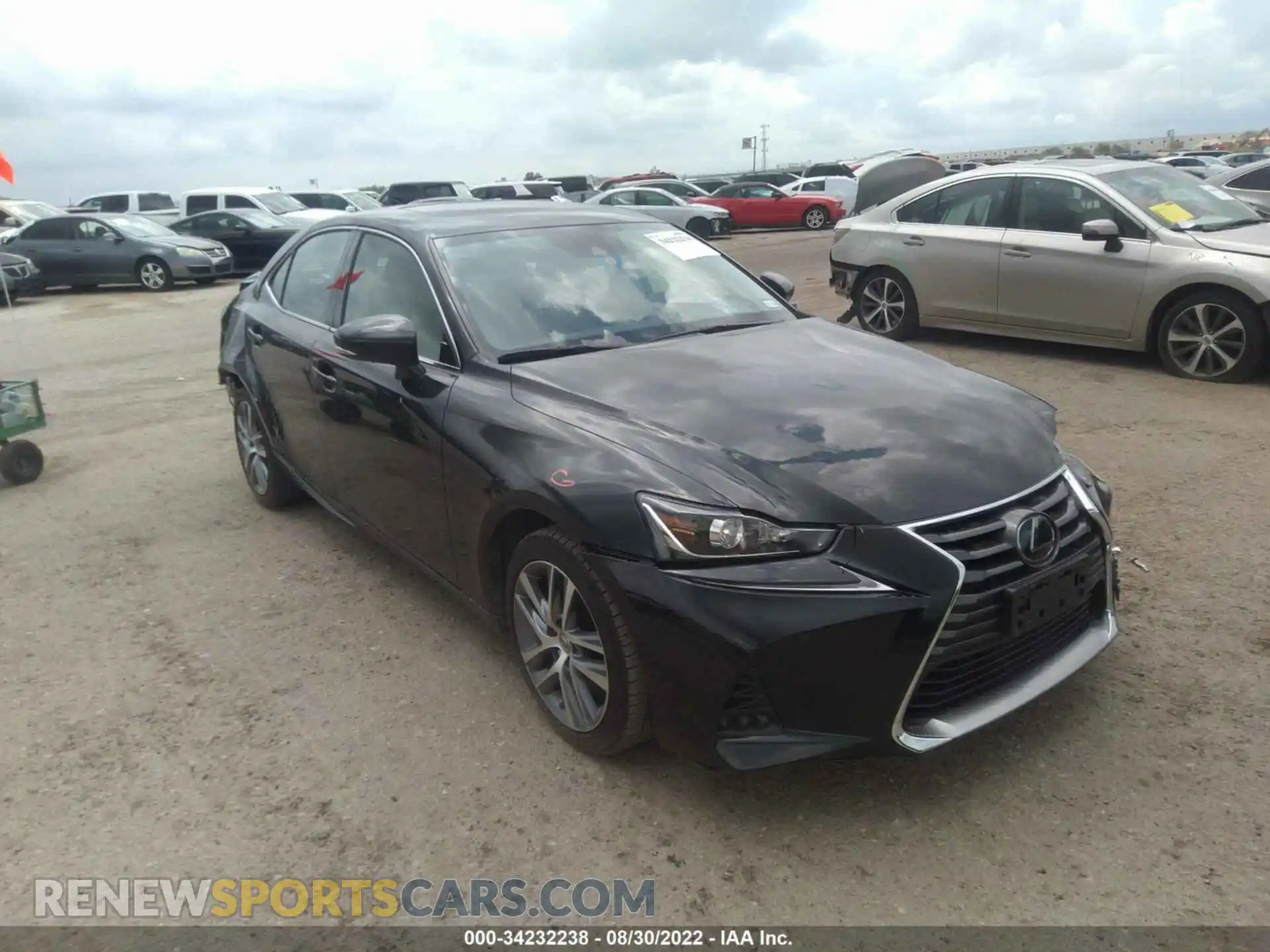 1 fotografías del automóvil dañado JTHAA1D20L5102746 LEXUS IS 2020