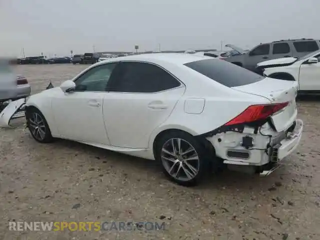 2 fotografías del automóvil dañado JTHAA1D20L5105050 LEXUS IS 2020