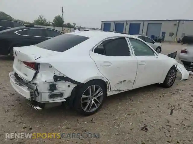3 fotografías del automóvil dañado JTHAA1D20L5105050 LEXUS IS 2020