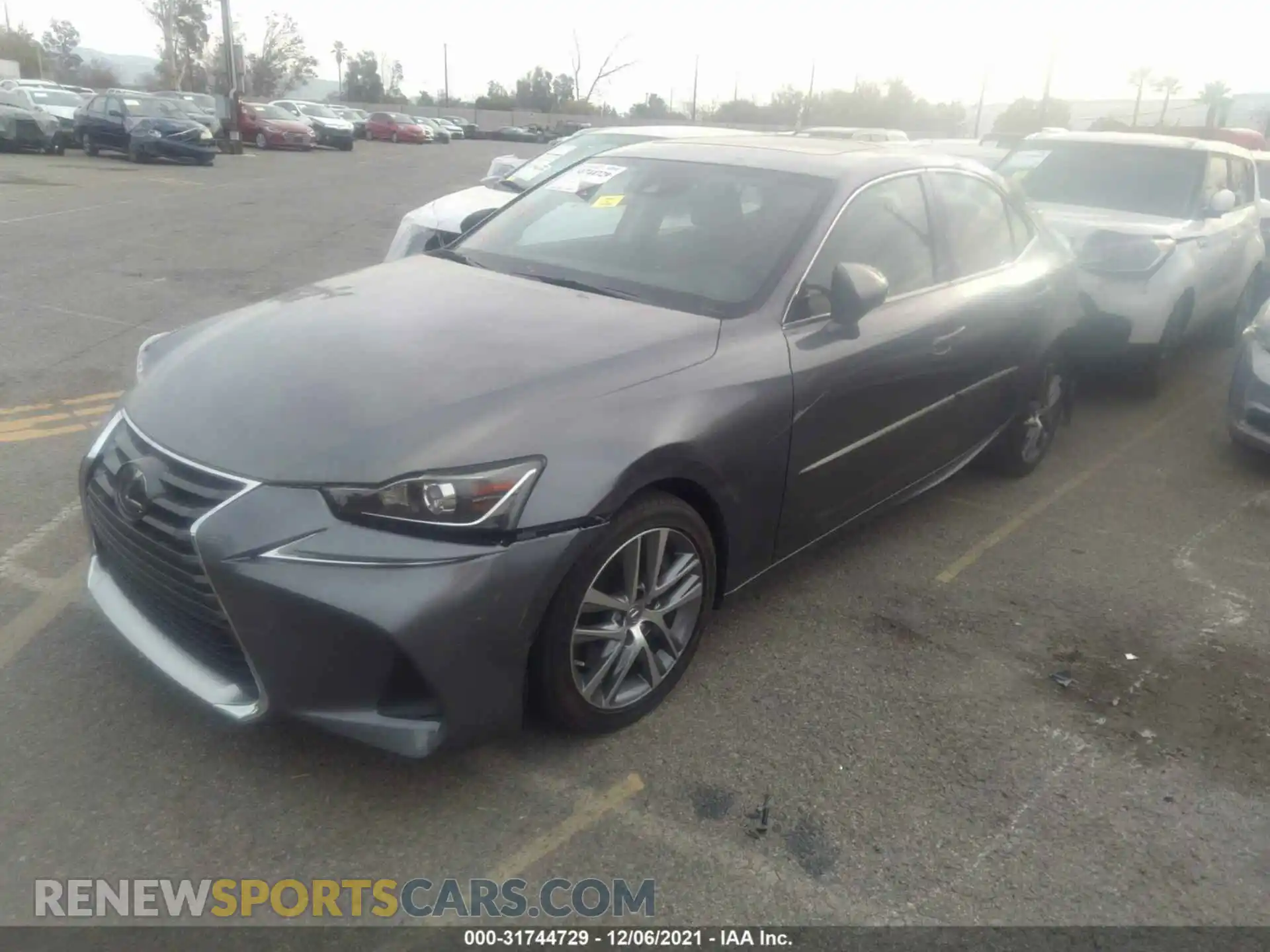 2 Photograph of a damaged car JTHAA1D22L5104112 LEXUS IS 2020