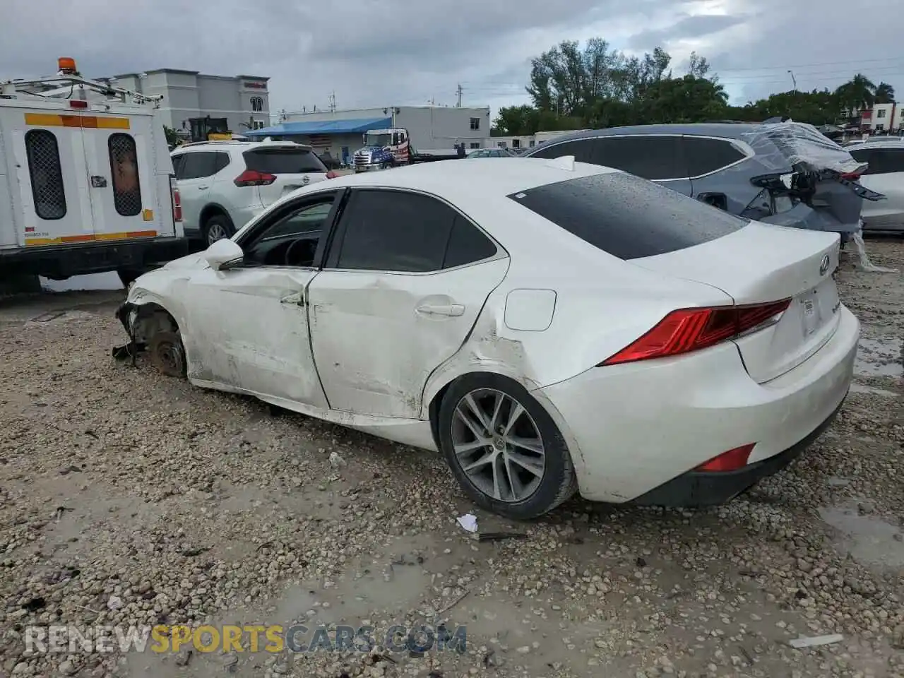 2 Photograph of a damaged car JTHAA1D22L5105552 LEXUS IS 2020
