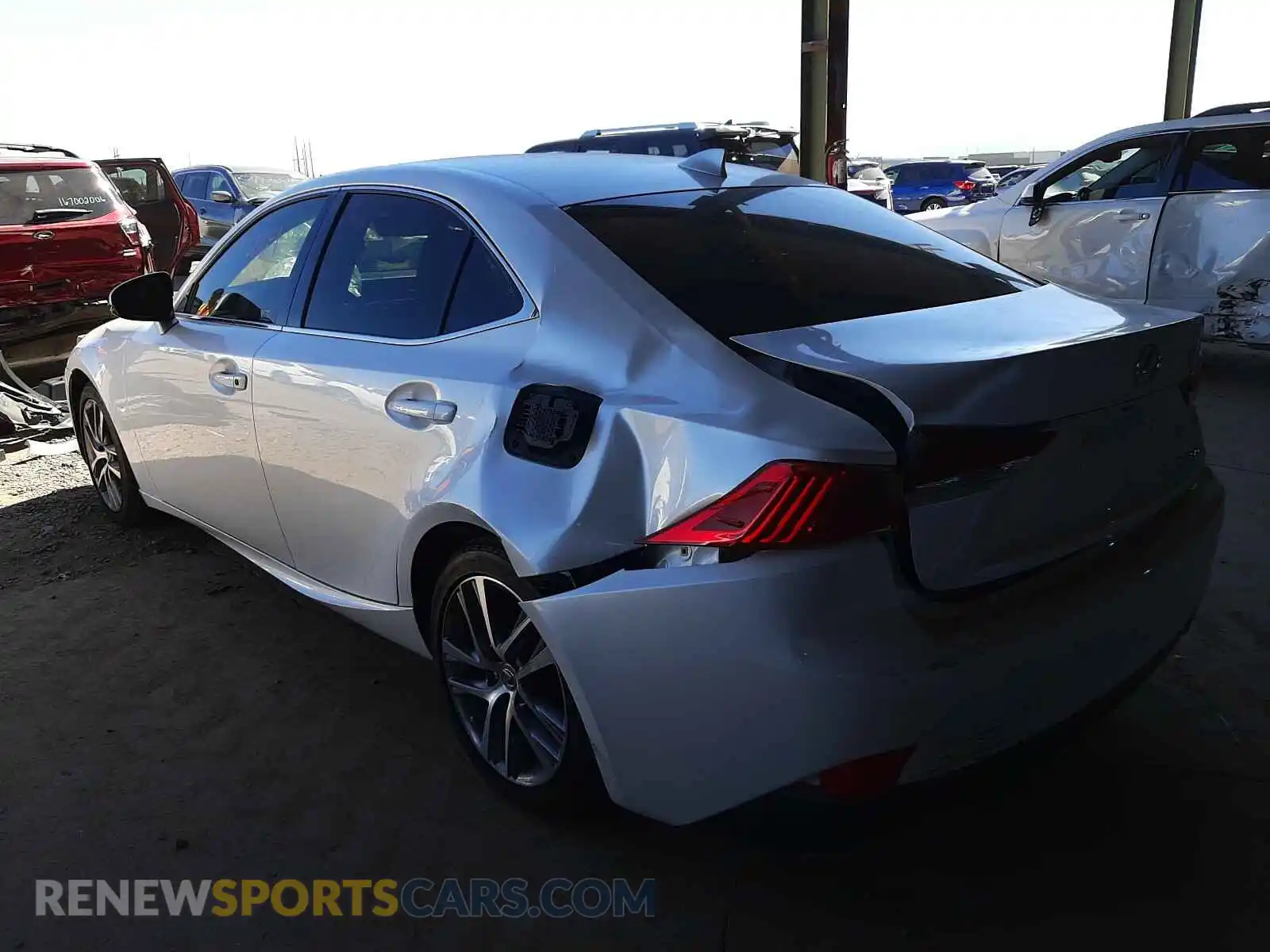 3 Photograph of a damaged car JTHAA1D23L5102210 LEXUS IS 2020
