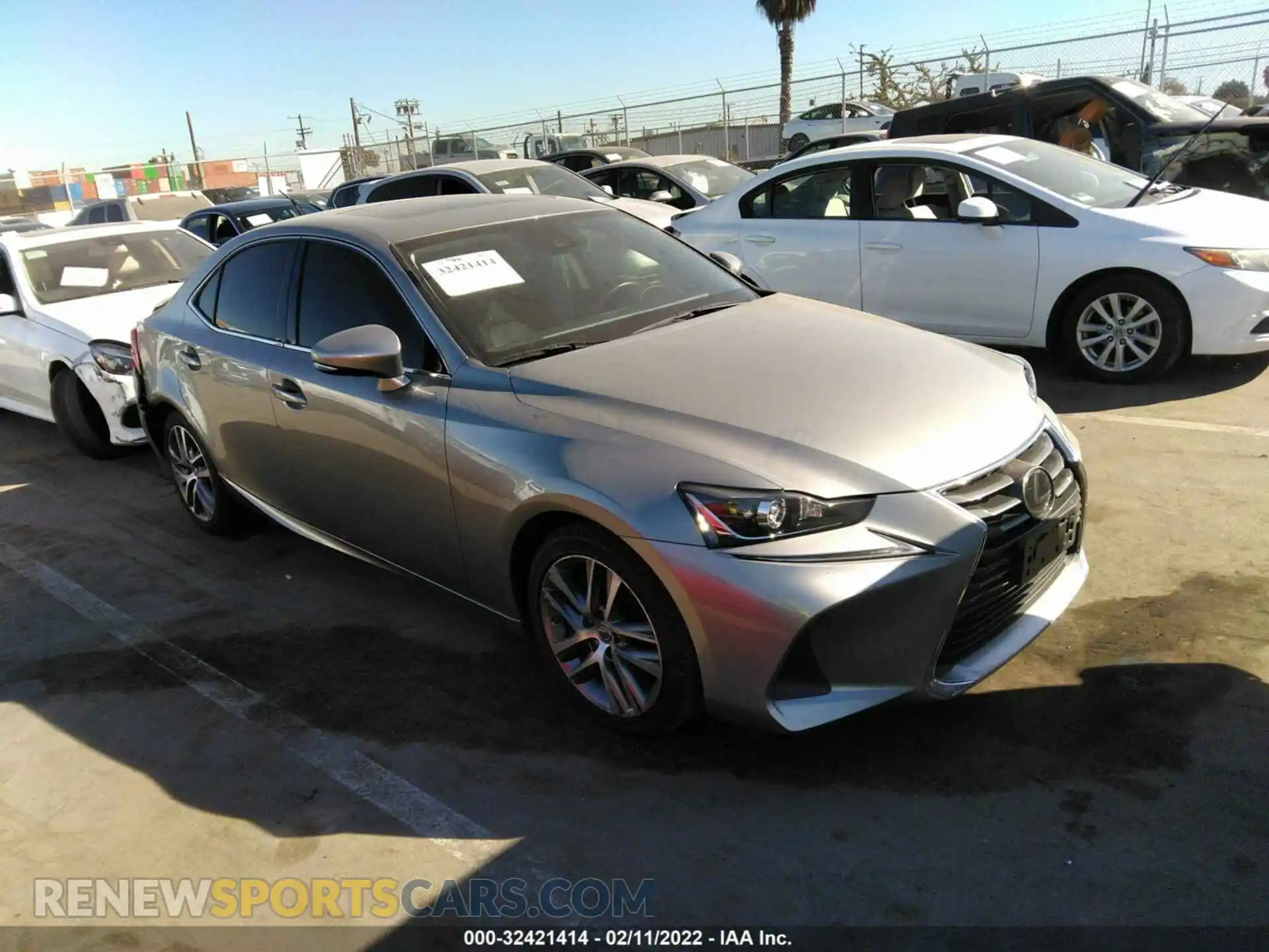 1 Photograph of a damaged car JTHAA1D23L5102479 LEXUS IS 2020