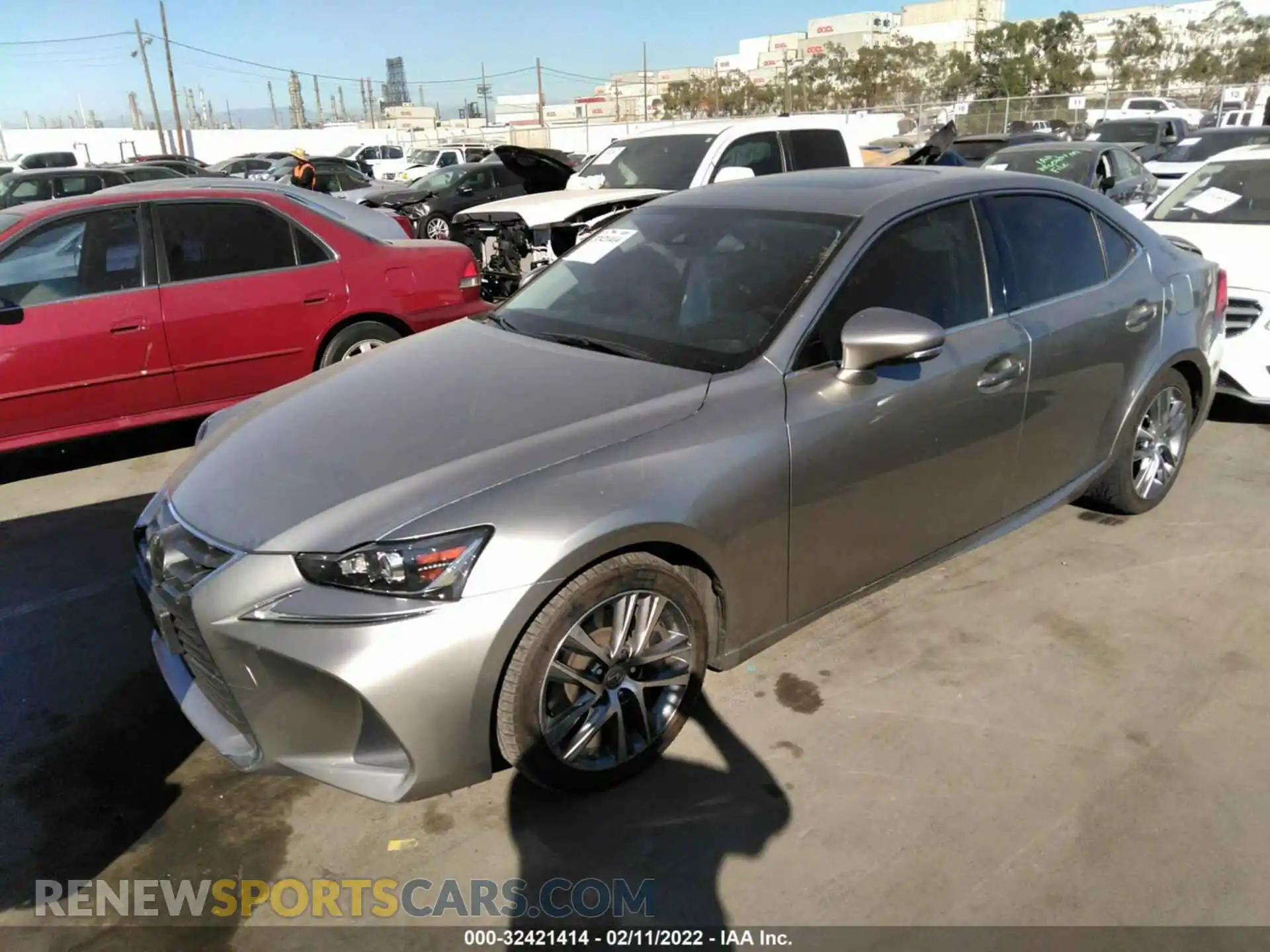2 Photograph of a damaged car JTHAA1D23L5102479 LEXUS IS 2020