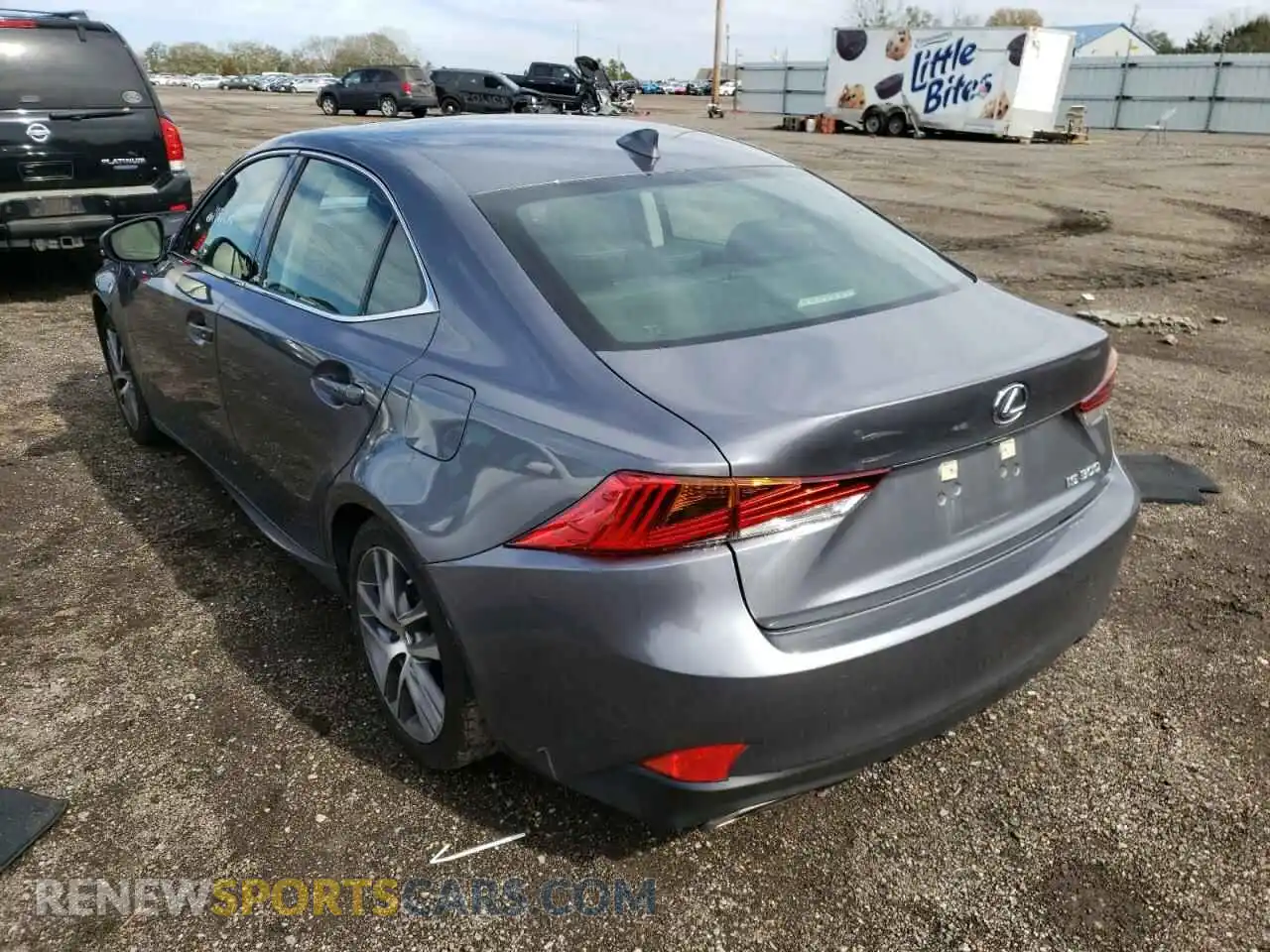 3 Photograph of a damaged car JTHAA1D23L5103437 LEXUS IS 2020