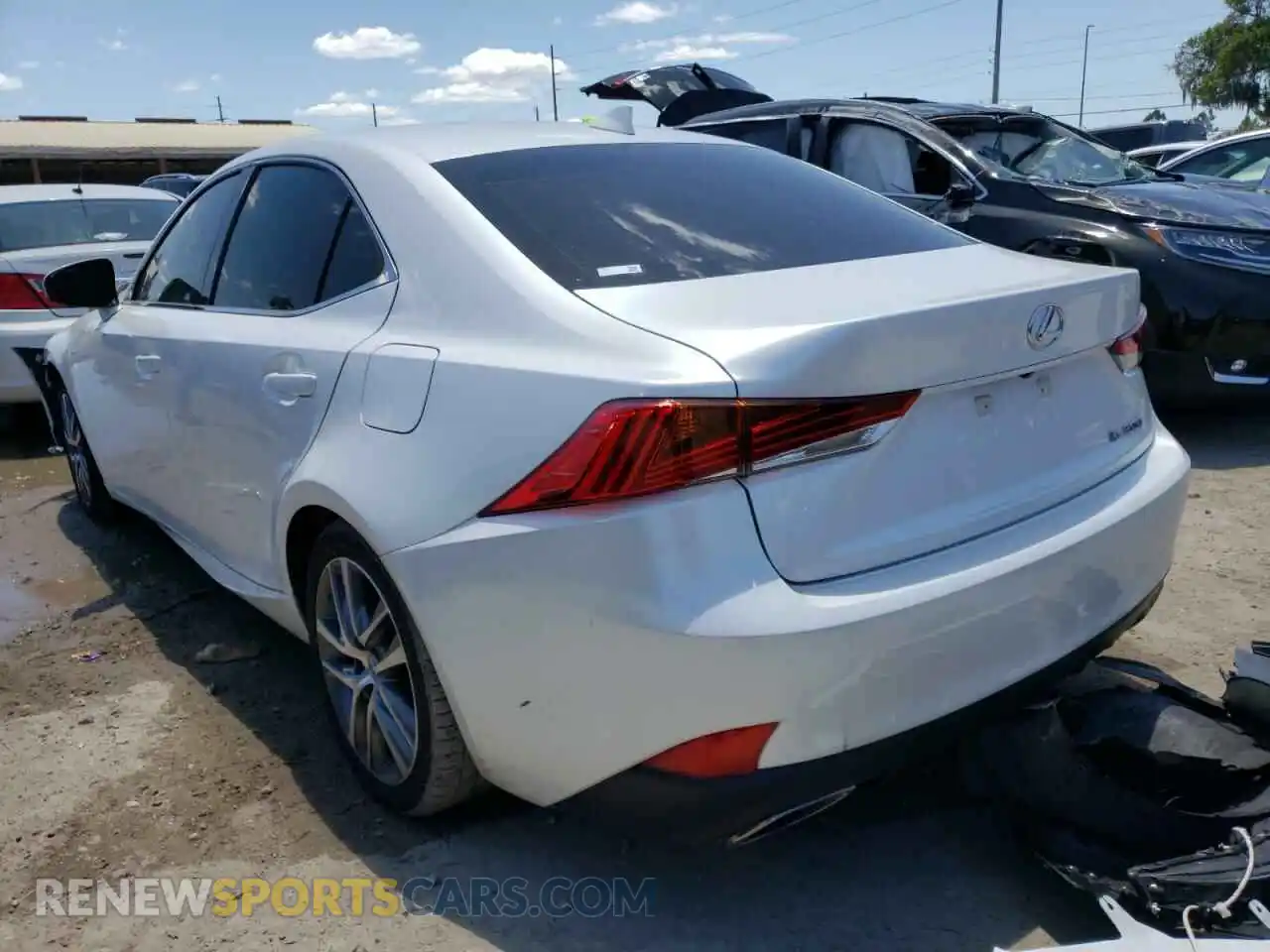 3 Photograph of a damaged car JTHAA1D26L5101861 LEXUS IS 2020
