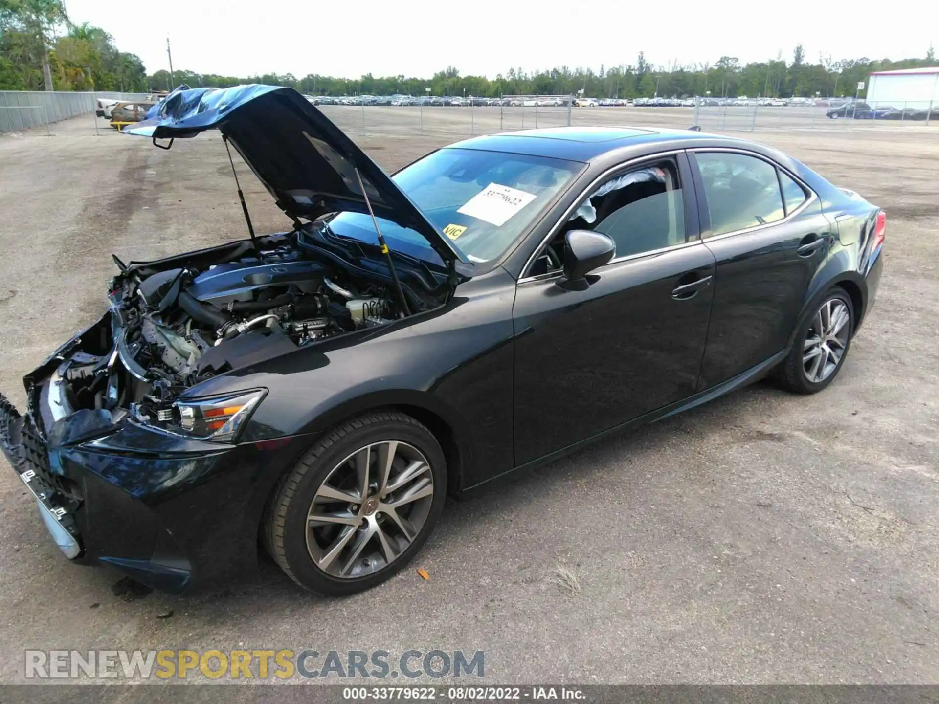 2 Photograph of a damaged car JTHAA1D27L5102694 LEXUS IS 2020