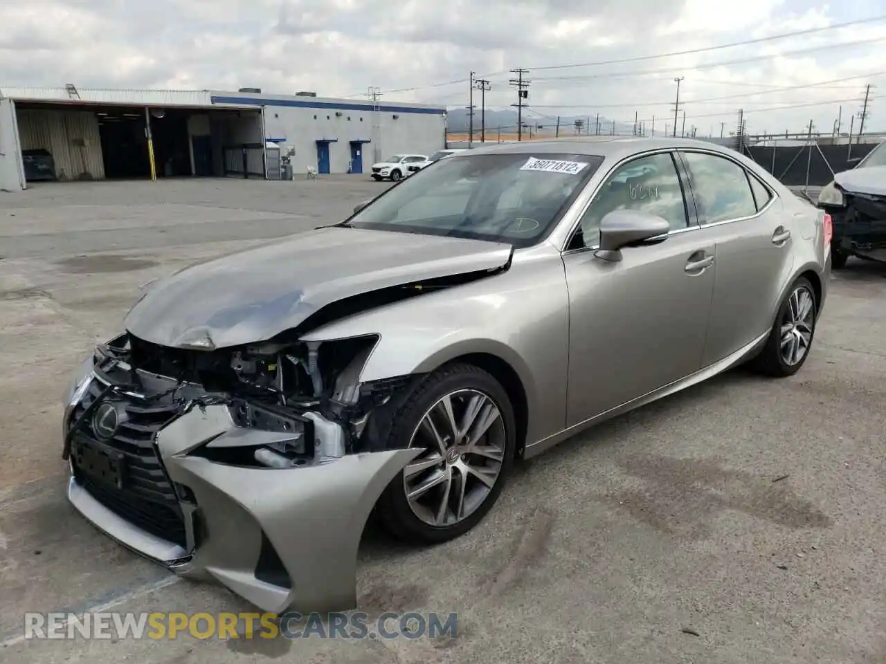 2 Photograph of a damaged car JTHAA1D29L5102714 LEXUS IS 2020