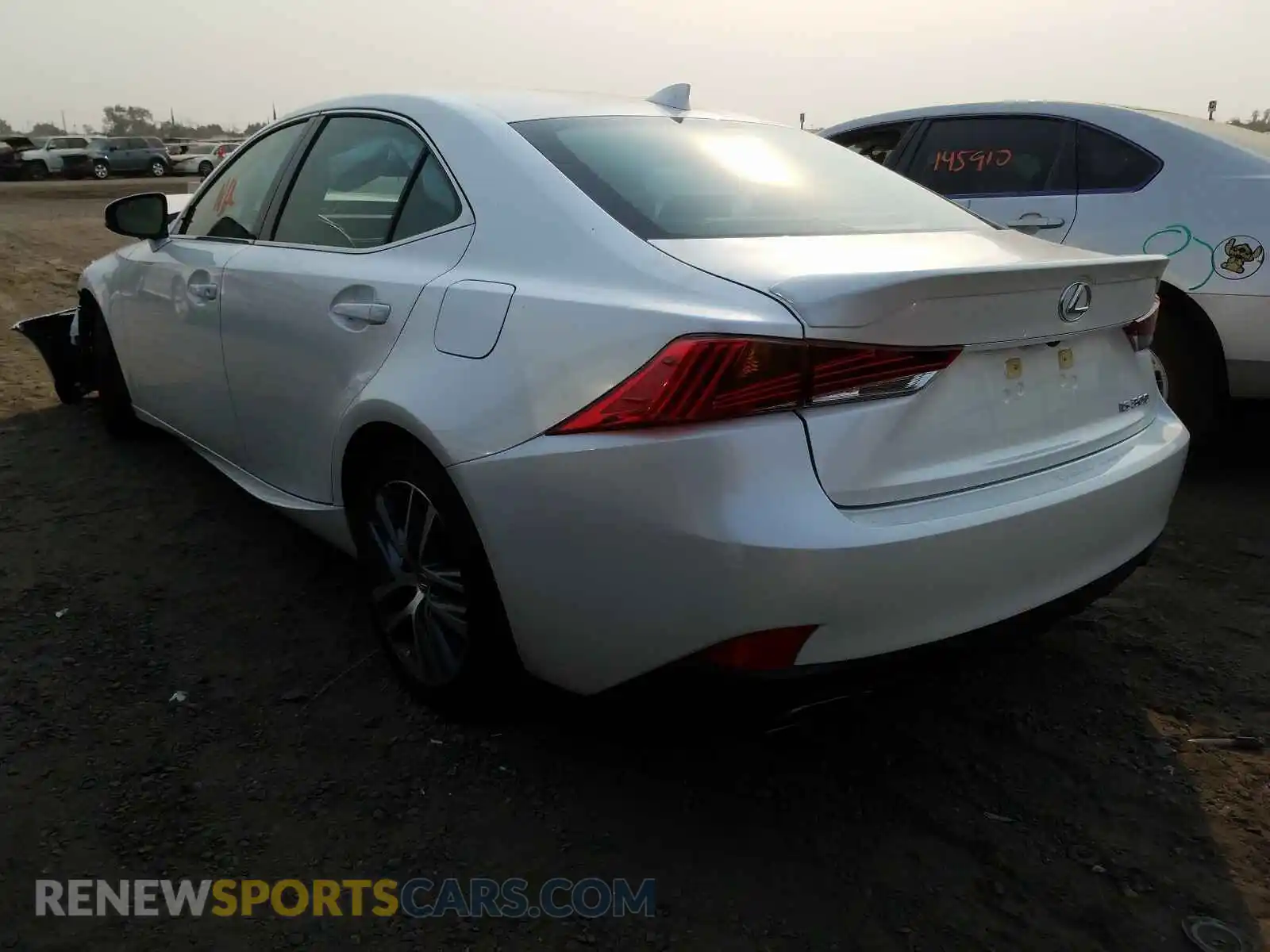 3 Photograph of a damaged car JTHAA1D29L5105824 LEXUS IS 2020