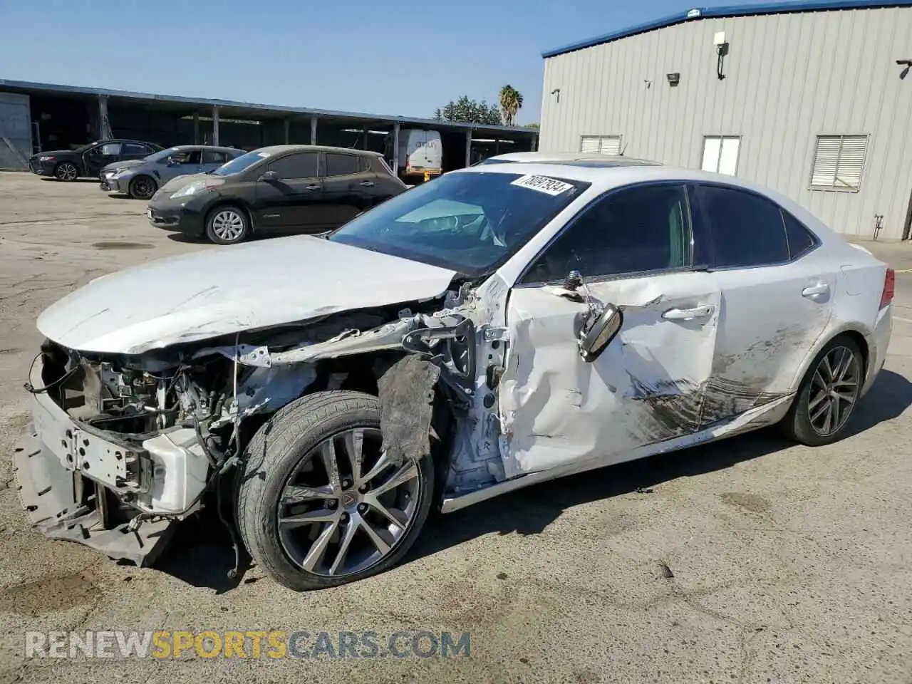1 Фотография поврежденного автомобиля JTHDA1D21L5107001 LEXUS IS 2020