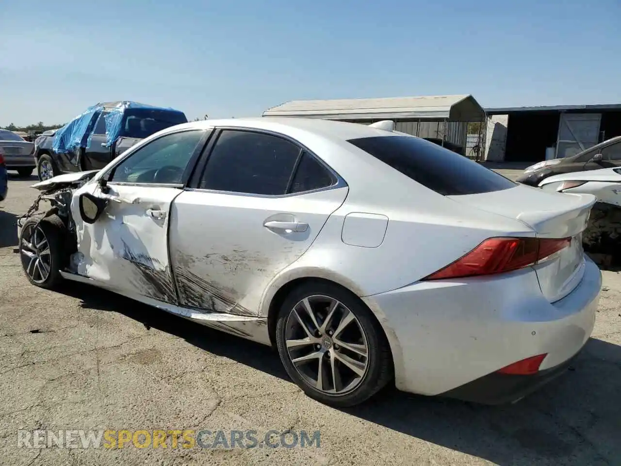 2 Фотография поврежденного автомобиля JTHDA1D21L5107001 LEXUS IS 2020
