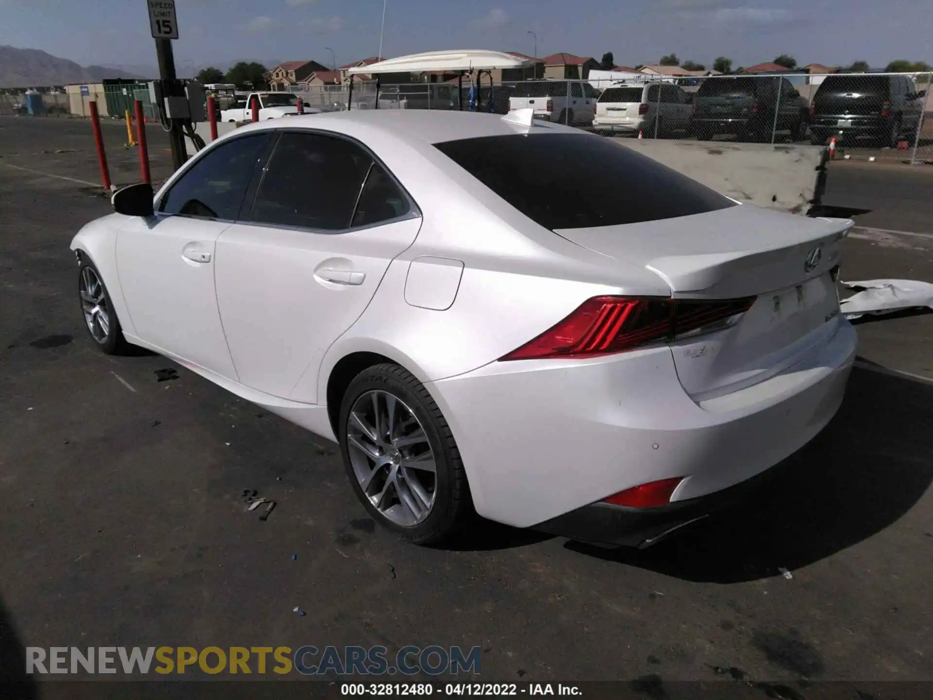 3 Photograph of a damaged car JTHDA1D22L5106732 LEXUS IS 2020
