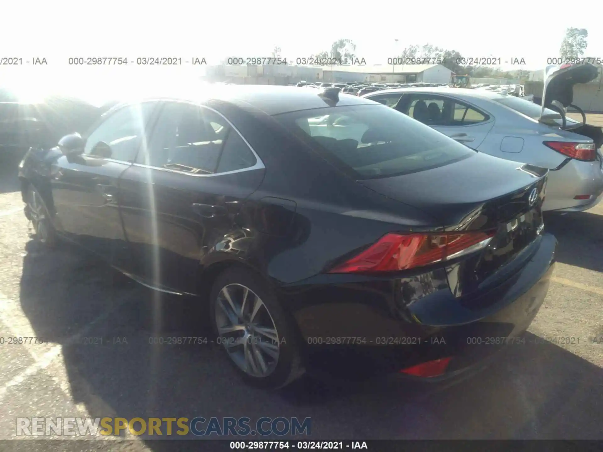 3 Photograph of a damaged car JTHDA1D22L5106892 LEXUS IS 2020