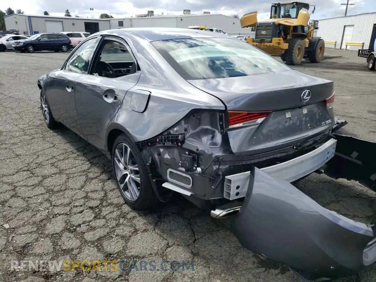 3 Photograph of a damaged car JTHDA1D25L5106708 LEXUS IS 2020