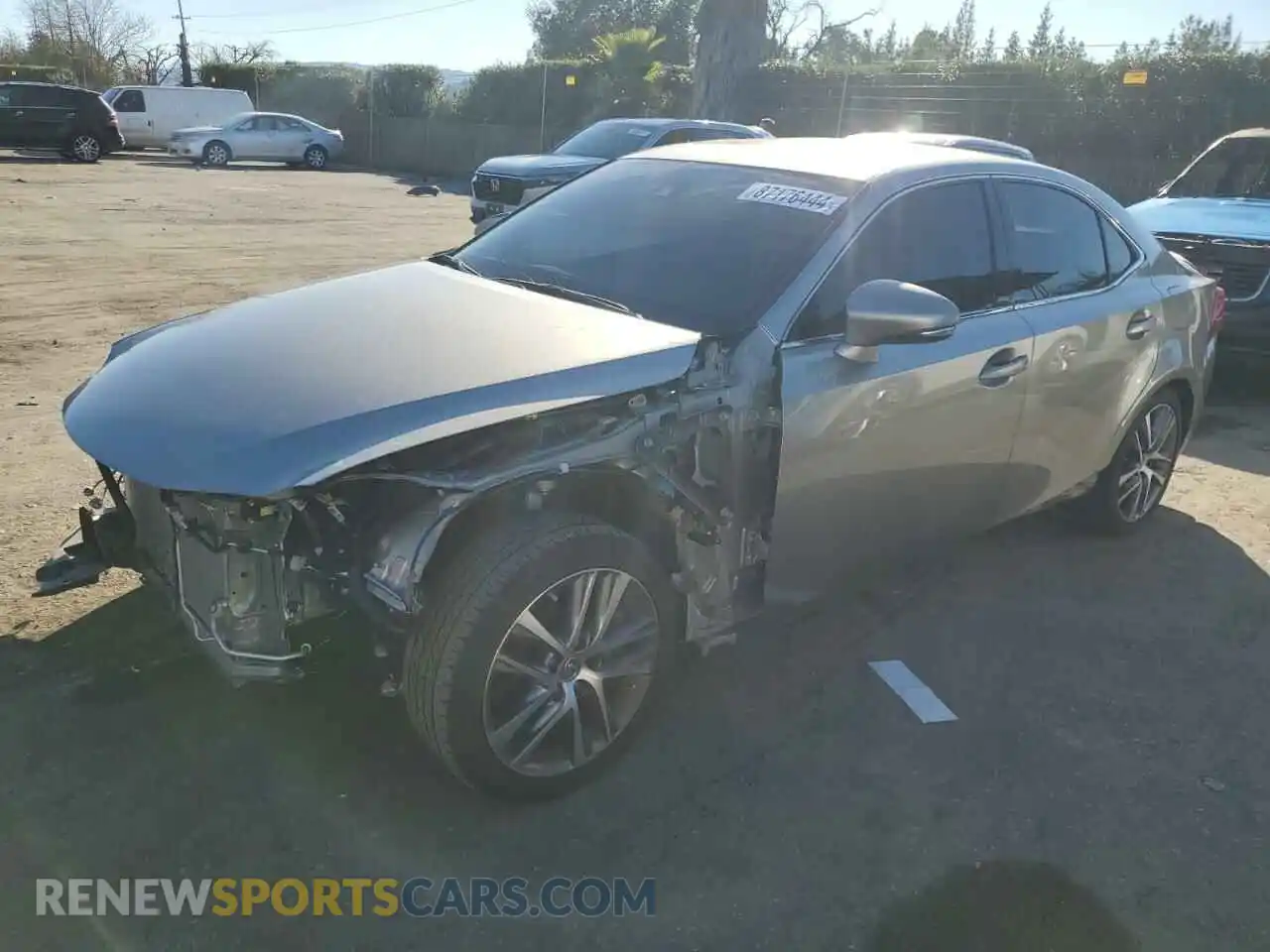 1 Photograph of a damaged car JTHDA1D25L5107518 LEXUS IS 2020