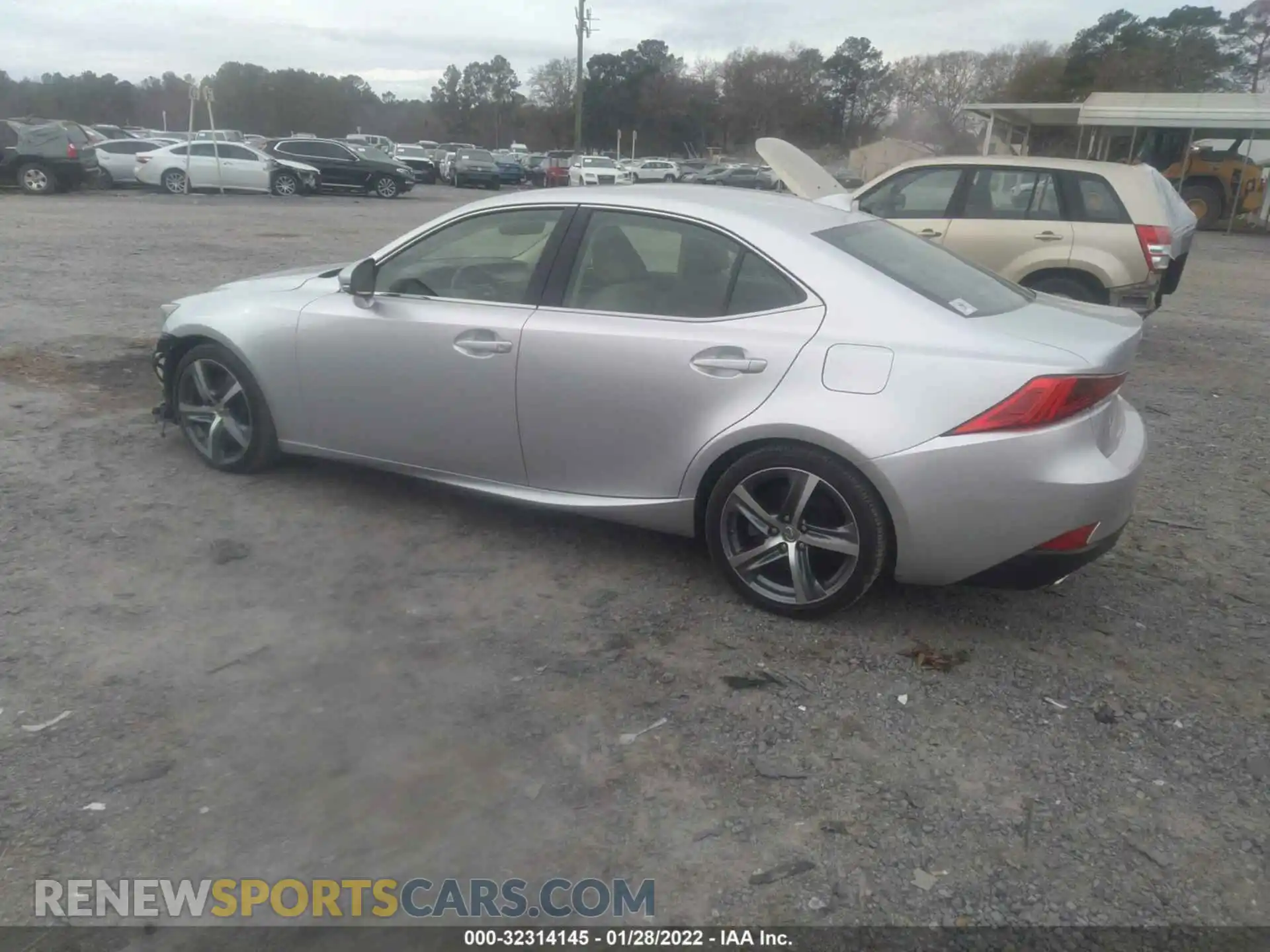 3 Photograph of a damaged car JTHDA1D2XL5101536 LEXUS IS 2020