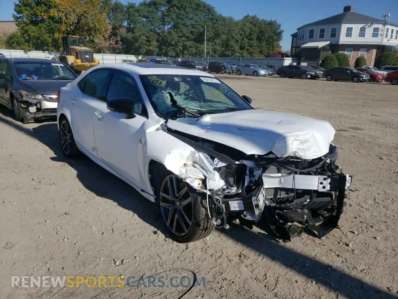 1 Photograph of a damaged car JTHG81F23L5041167 LEXUS IS 2020
