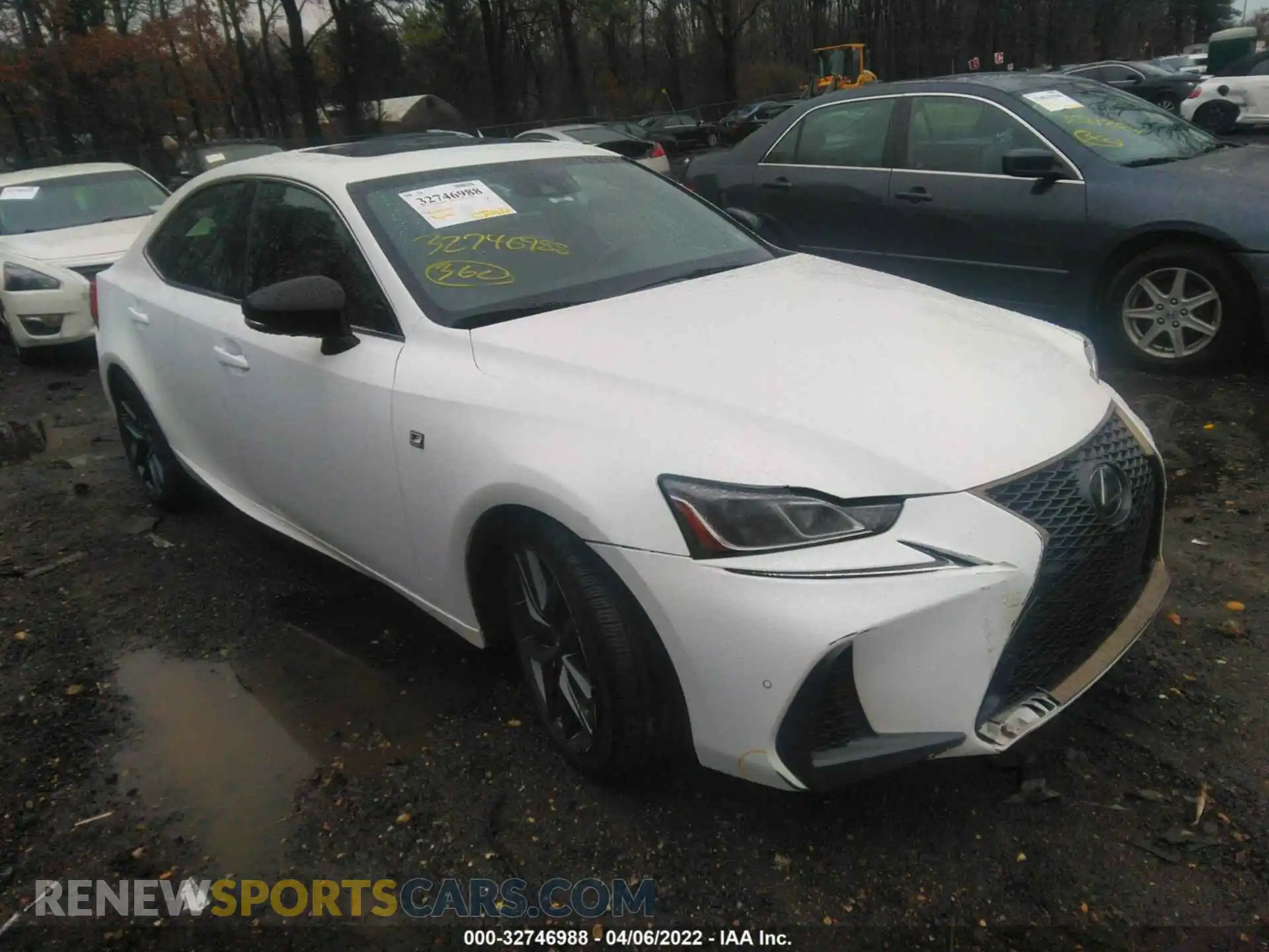 1 Photograph of a damaged car JTHG81F25L5041901 LEXUS IS 2020