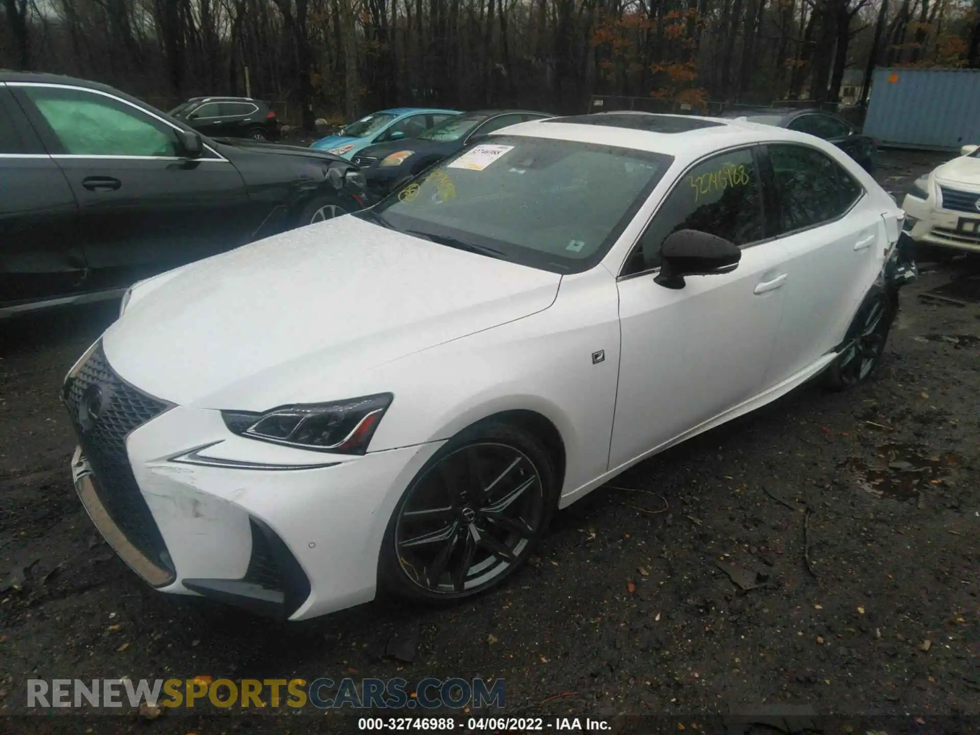 2 Photograph of a damaged car JTHG81F25L5041901 LEXUS IS 2020
