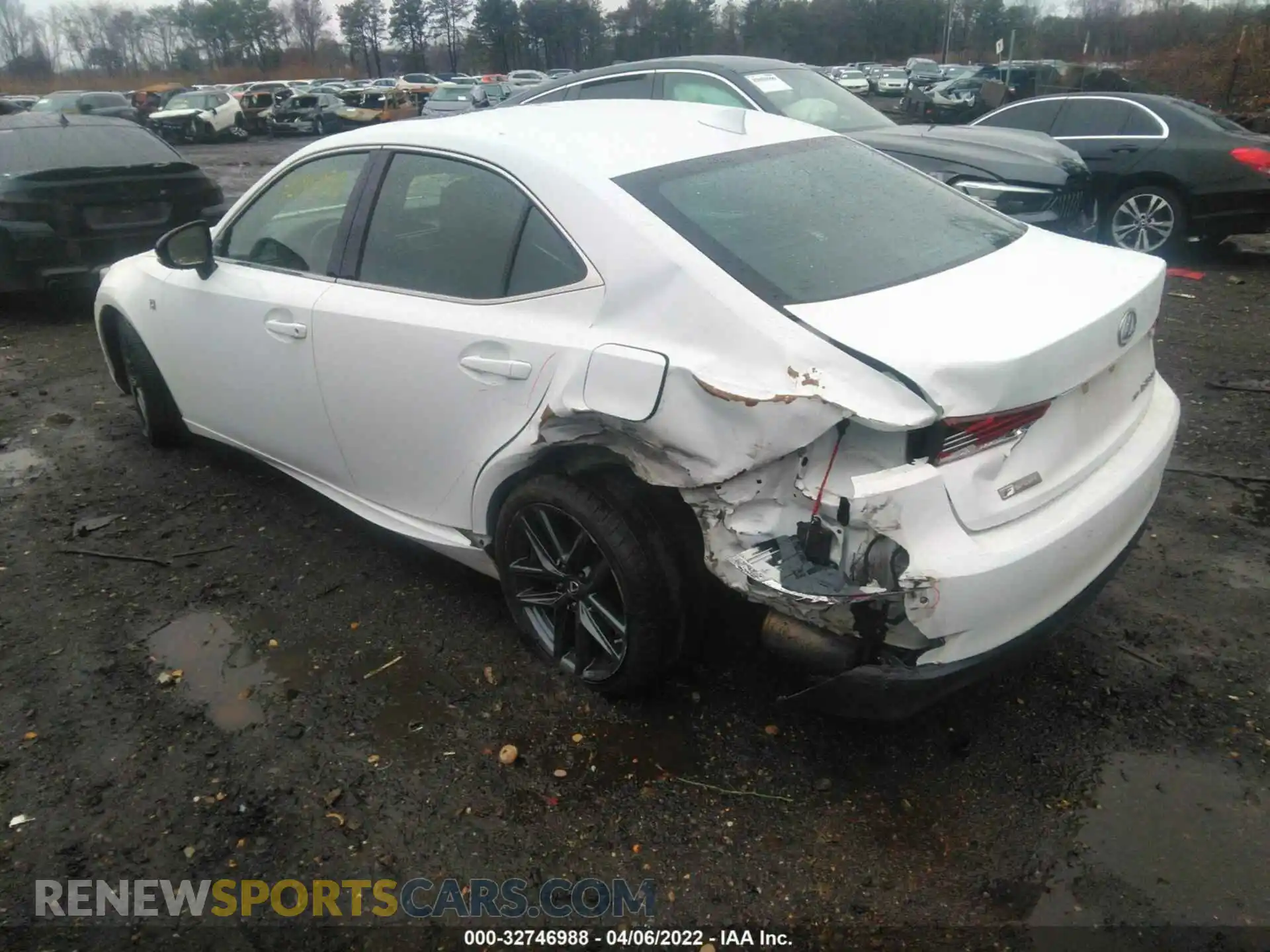 3 Photograph of a damaged car JTHG81F25L5041901 LEXUS IS 2020