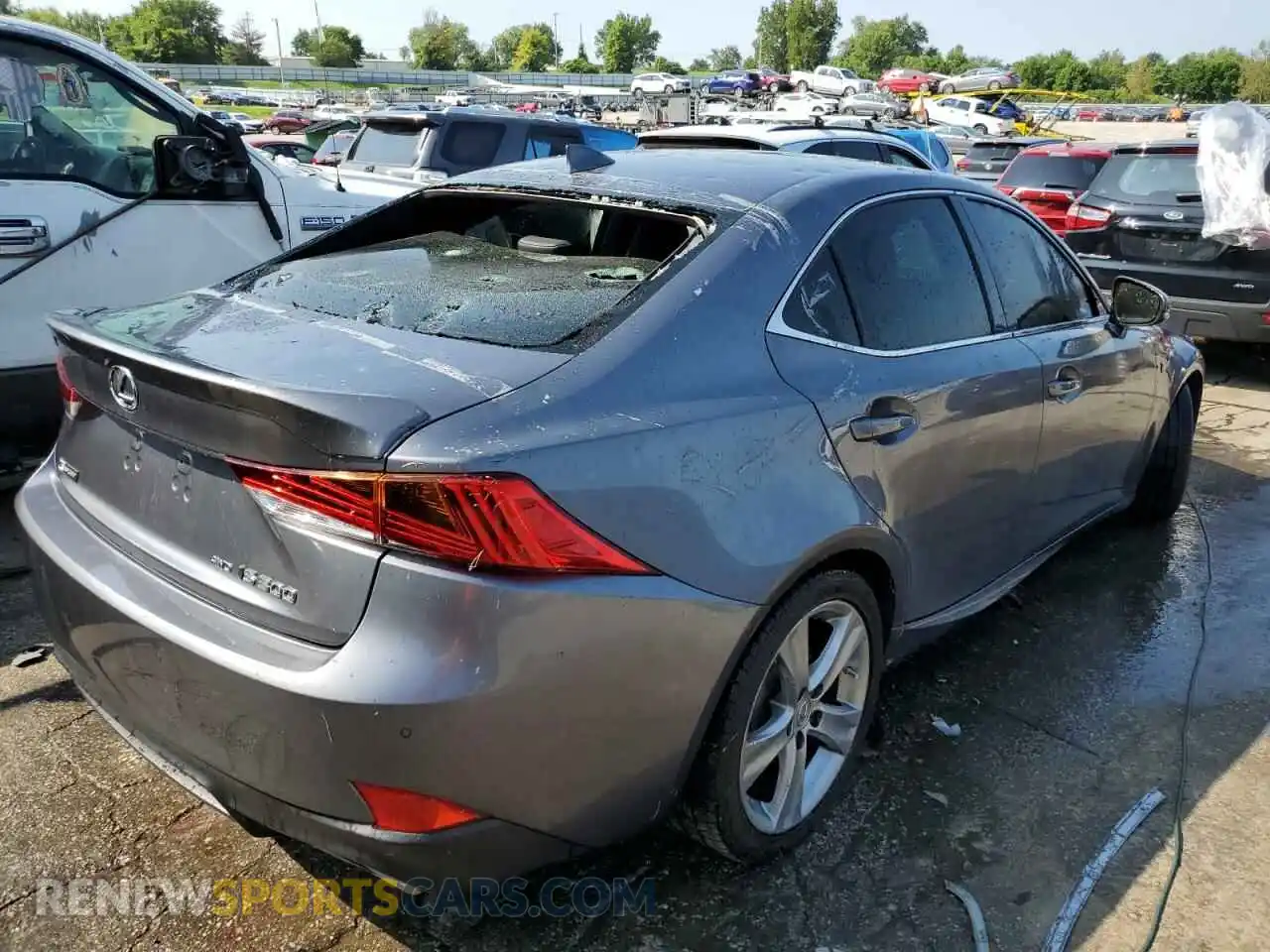3 Photograph of a damaged car JTHG81F26L5042300 LEXUS IS 2020