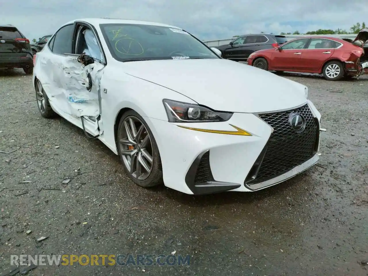 1 Photograph of a damaged car JTHG81F2XL5043000 LEXUS IS 2020