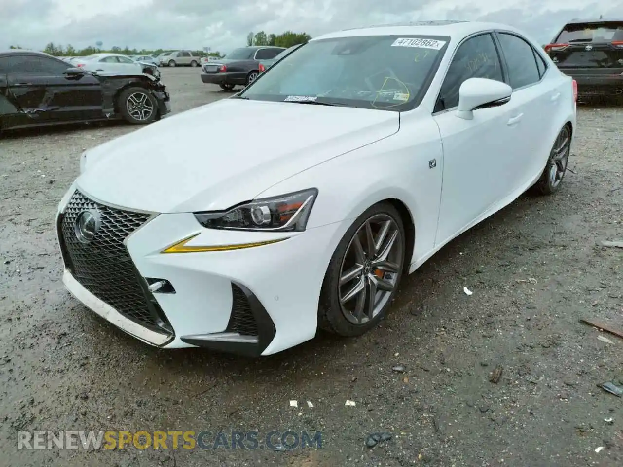 2 Photograph of a damaged car JTHG81F2XL5043000 LEXUS IS 2020