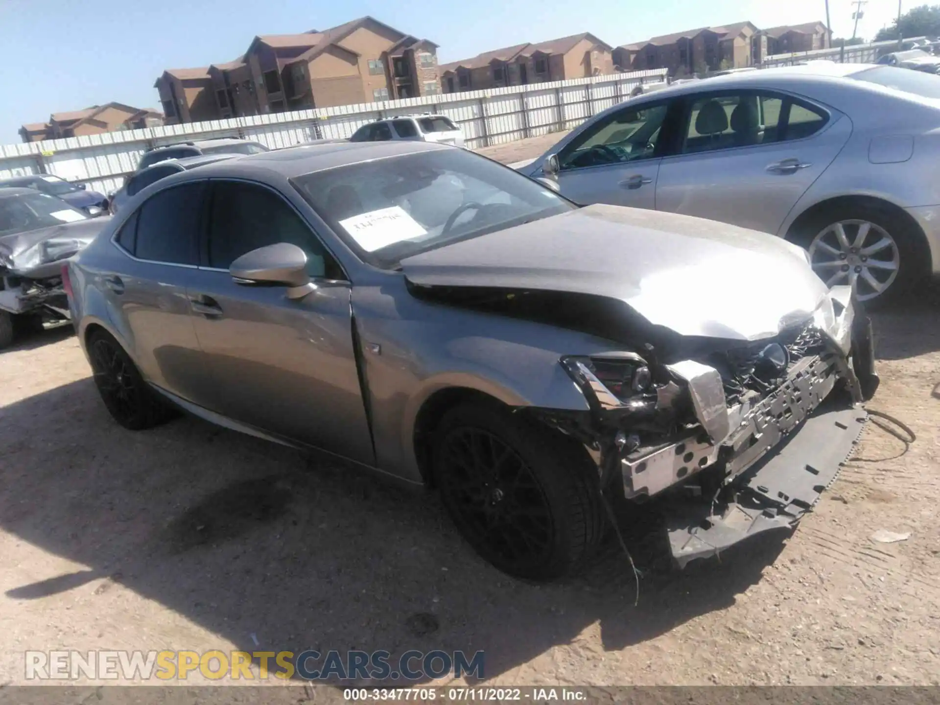 1 Photograph of a damaged car JTHGA1D20L5108024 LEXUS IS 2020